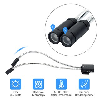 Foto 4 | Luz Led Macro De Brazo Jjc 10 Pulgadas De Largo Soporte Para Zapatos 5600 K - Venta Internacional.