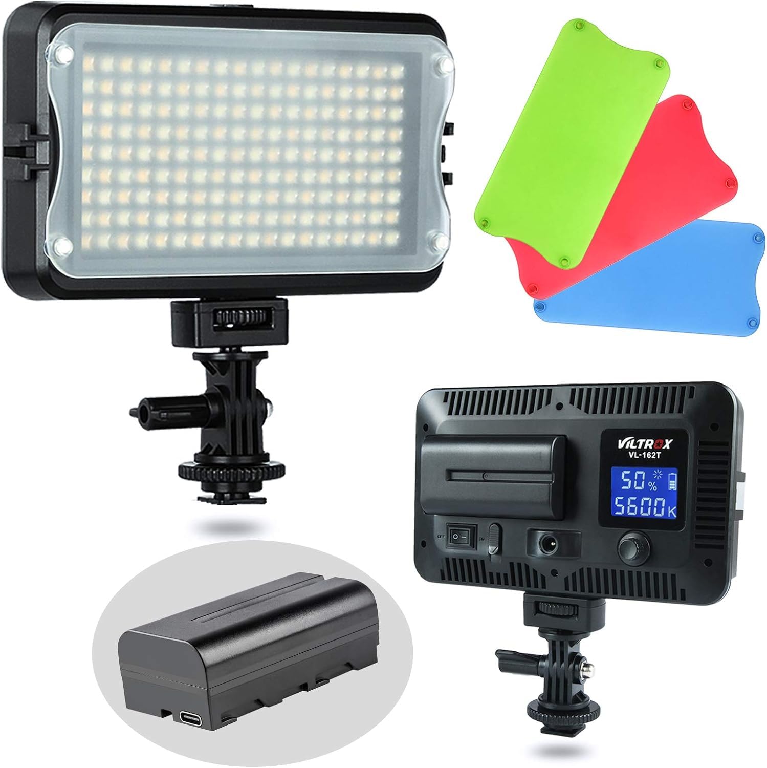 Foto 2 pulgar | Luz De Vídeo Led Viltrox Vl-162t Cri95+ Para Cámara Réflex Digital - Venta Internacional.