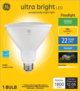 Foto 1 | Bombilla Led Ge Ultrabrillante De 17 W 1600 Lm 150 W Luz Diurna Par38 - Venta Internacional.