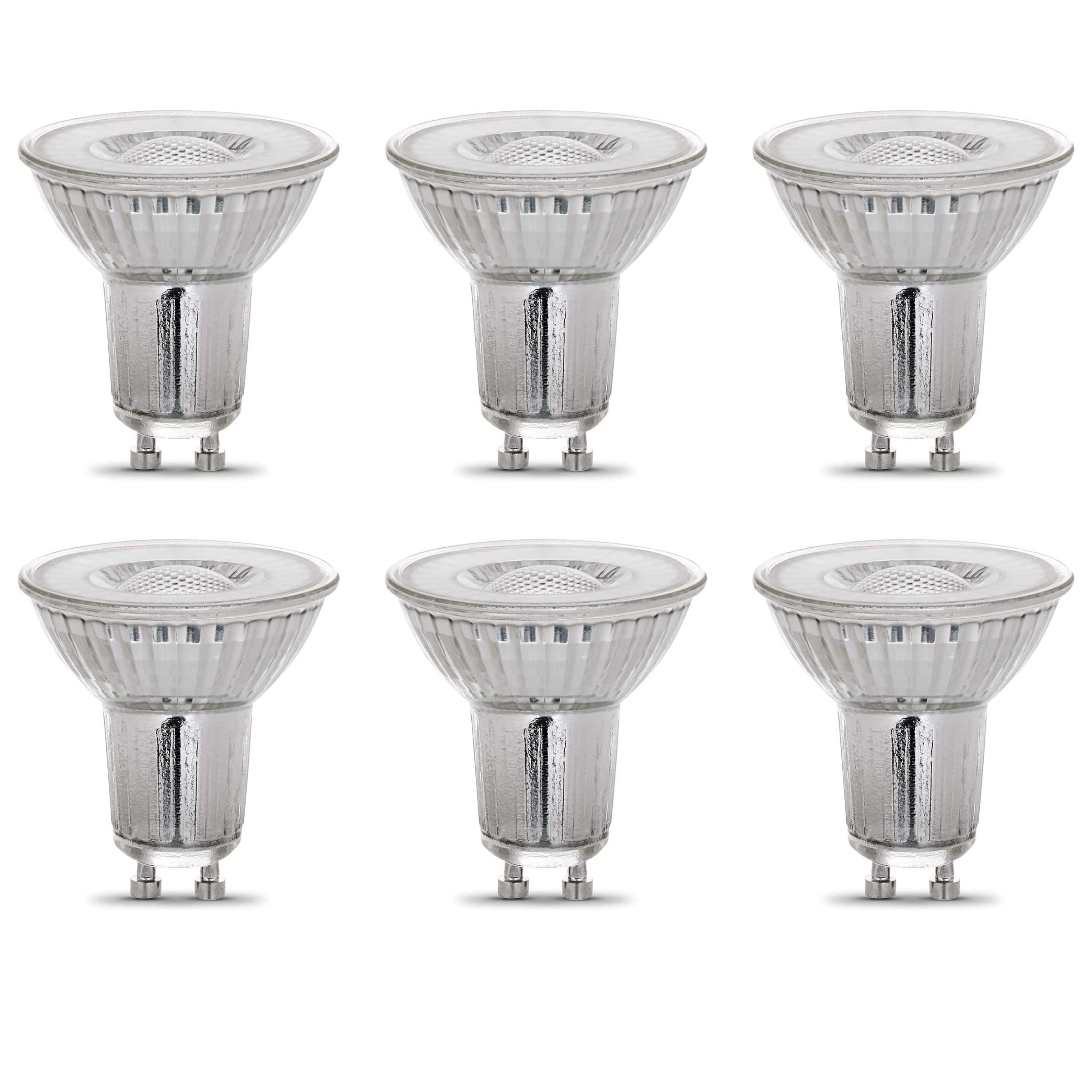 Bombillas Led Feit Electric Mr16 Gu10 De 4 W (6 Paquetes)  5000 K  300 Lm - Venta Internacional.