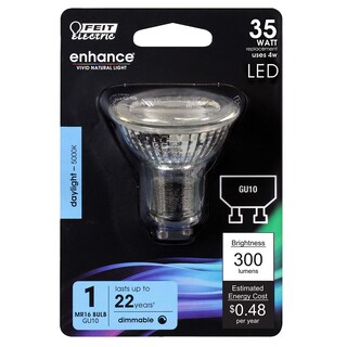 Foto 2 | Bombillas Led Feit Electric Mr16 Gu10 De 4 W (6 Paquetes) 5000 K 300 Lm - Venta Internacional.
