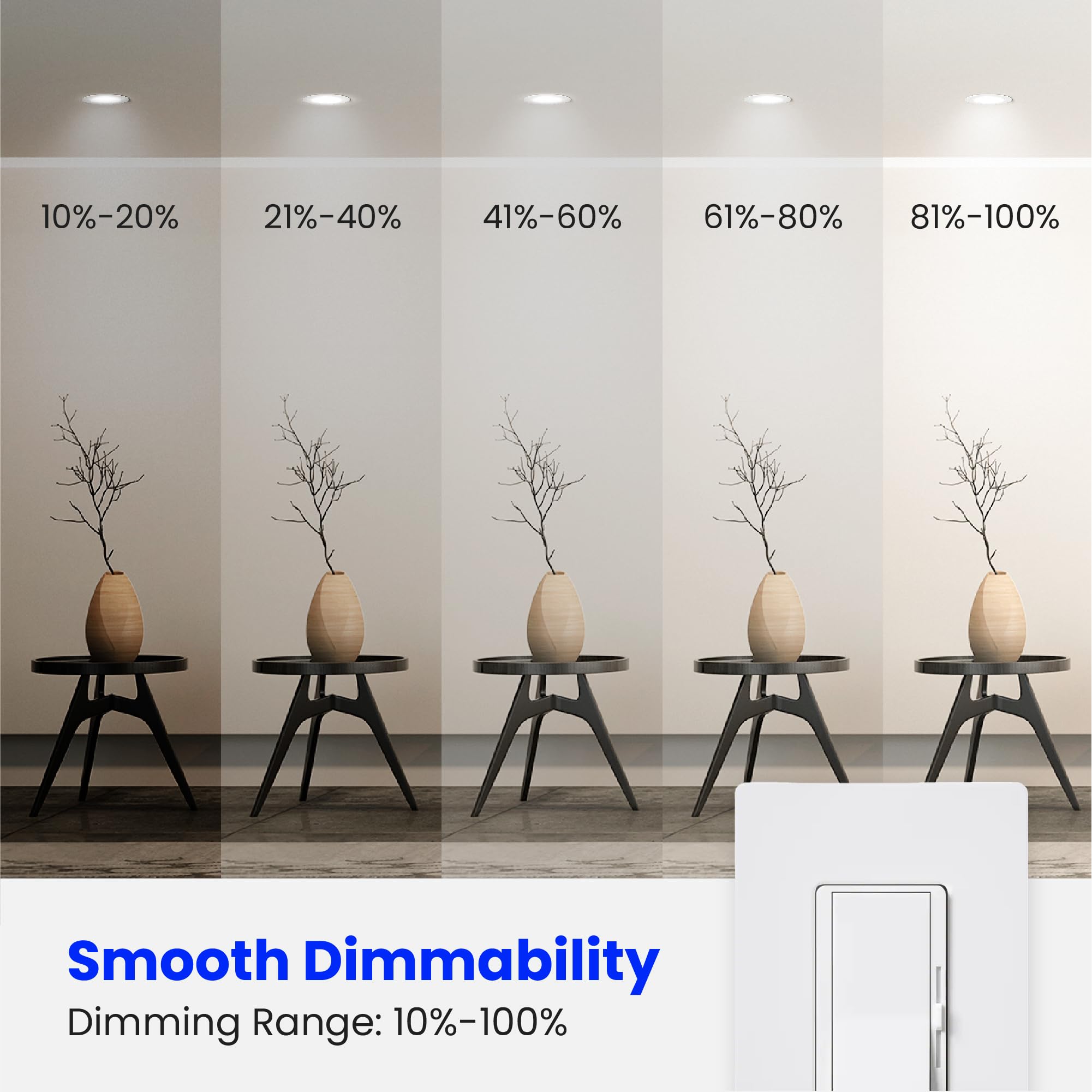 Foto 3 | Paquete De 6 Bombillas Led Feit Electric Br30  Equivalentes A 100 W - Venta Internacional.