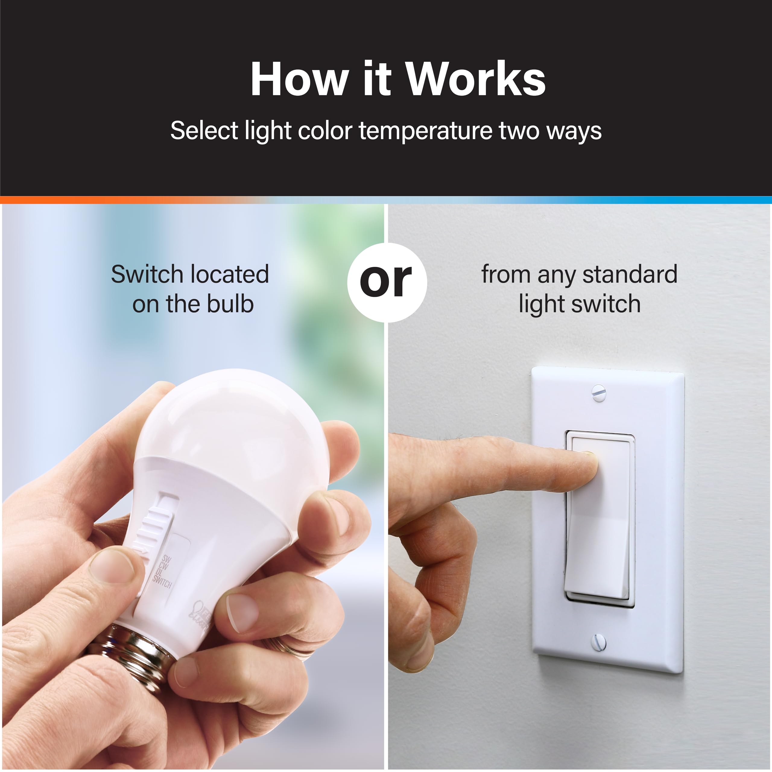 Foto 3 pulgar | Bombilla Led Feit Electric A19 12 W 1100 Lm 75 W Regulable - Venta Internacional.