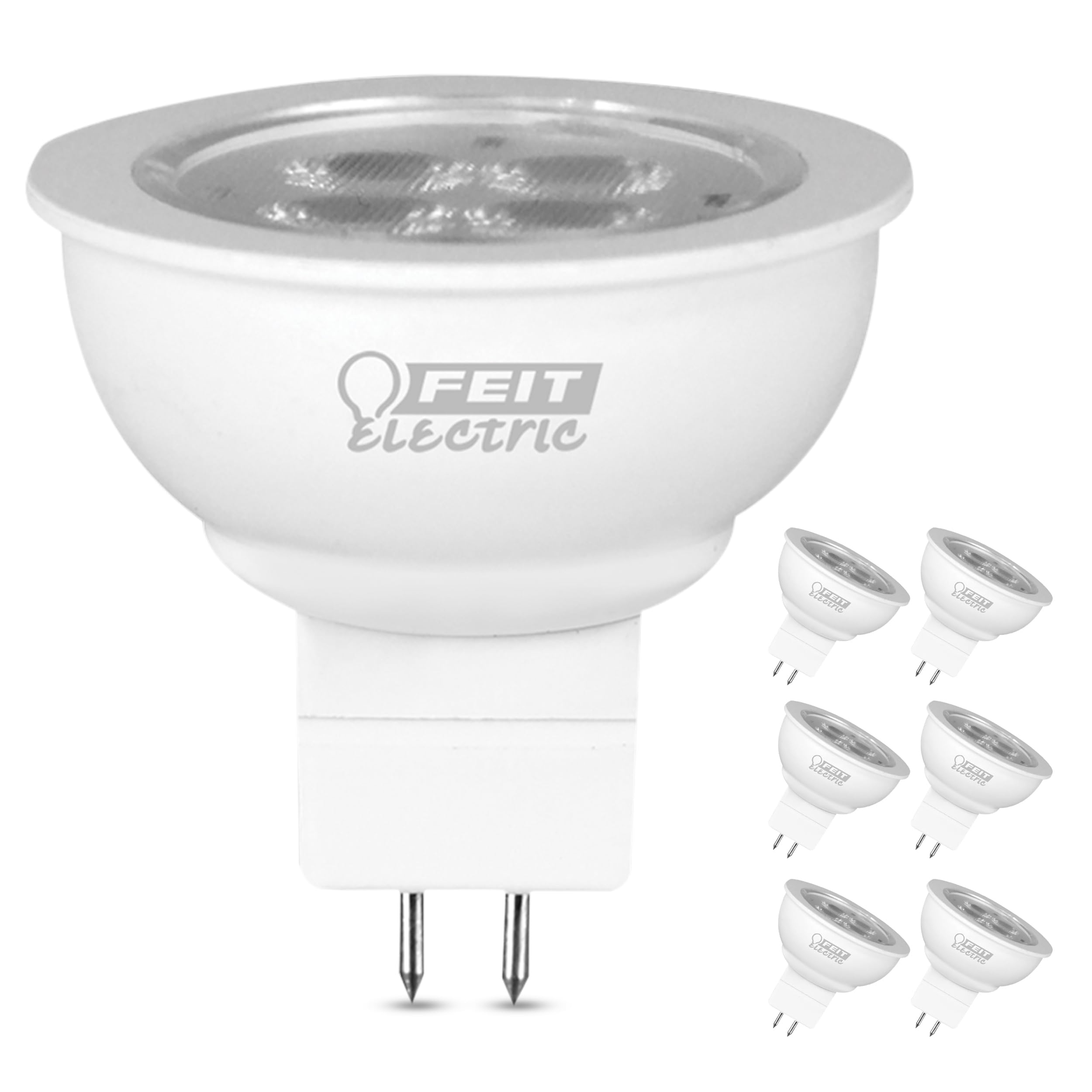Bombilla Led Feit Electric Mr16 De 5 W  3000 K  250 Lm  Gu5.3  No Regulable - Venta Internacional.