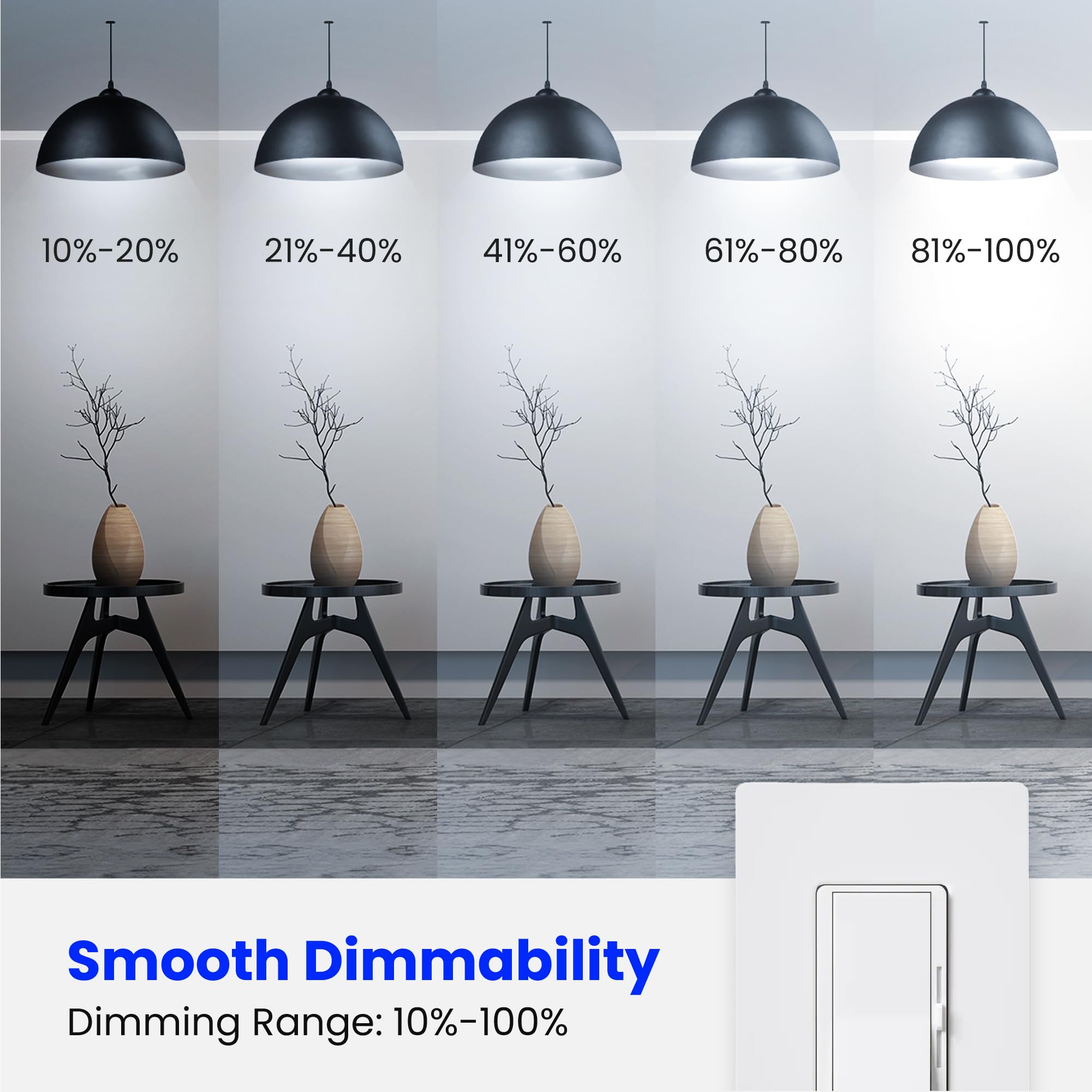 Foto 4 pulgar | Bombillas Led Feit Electric A19  9 W  800 Lm  5000 K  Regulables  Paquete De 8 Unidades - Venta Internacional.