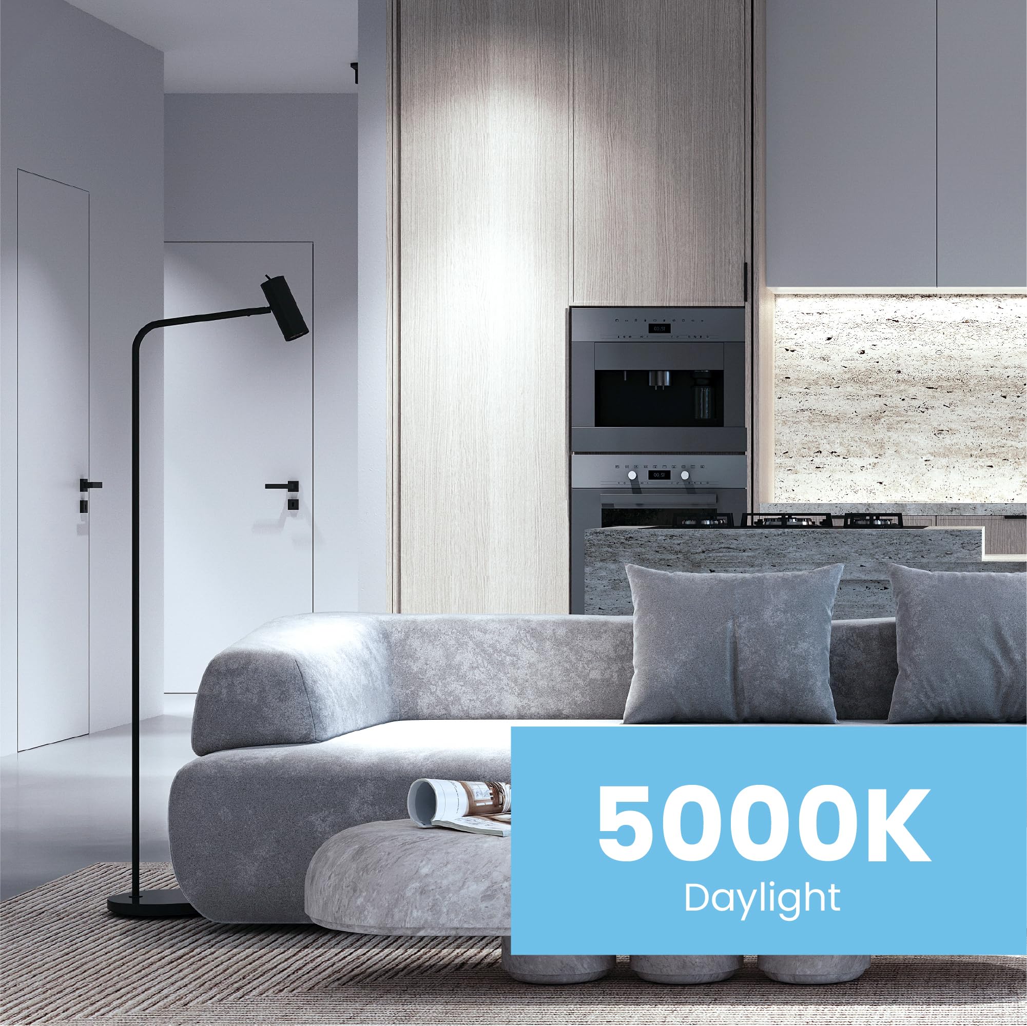 Foto 5 | Bombillas Led Feit Electric A19  9 W  800 Lm  5000 K  Regulables  Paquete De 8 Unidades - Venta Internacional.