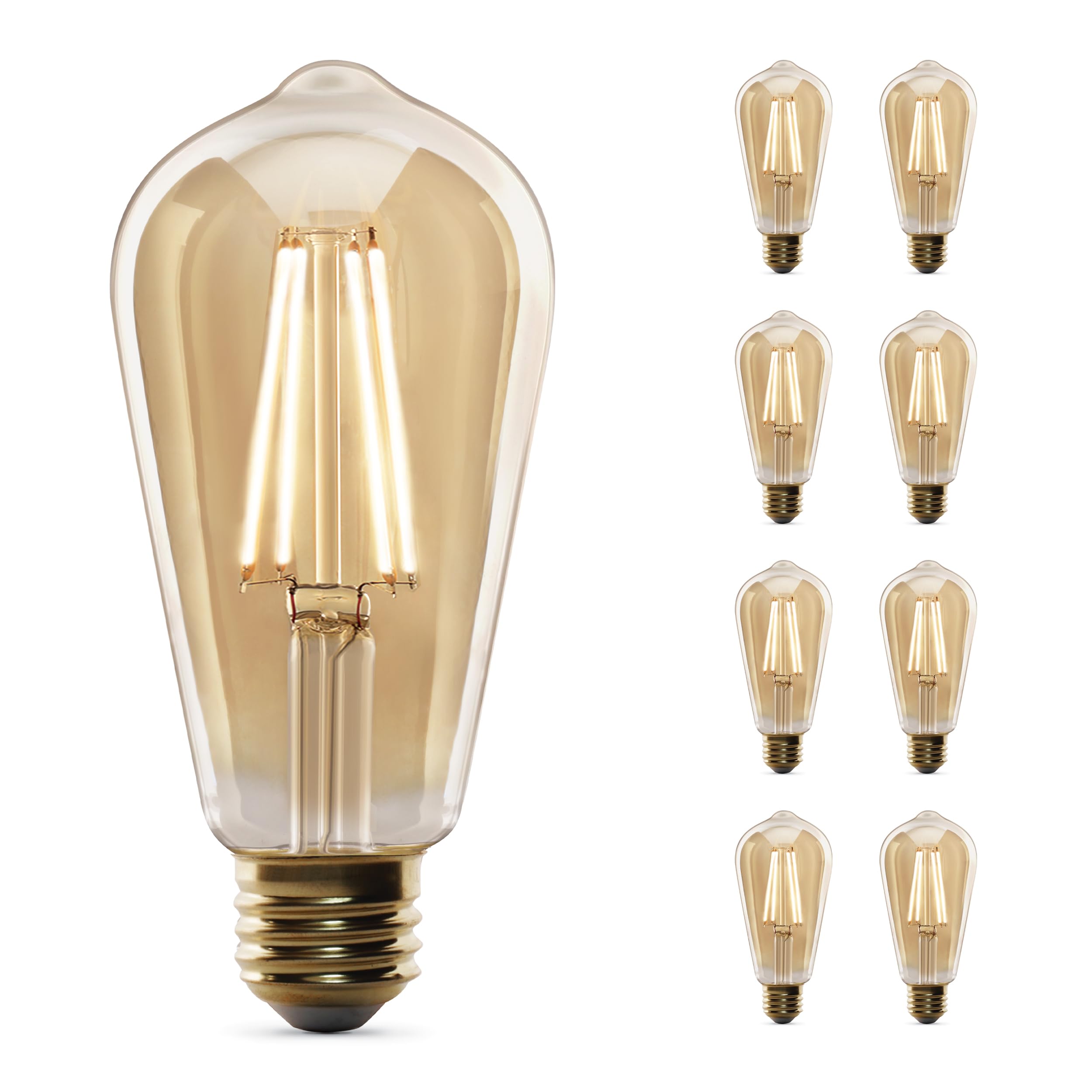 Bombilla Led Feit Electric St19 Vintage Edison 60w 2100k - Venta Internacional.