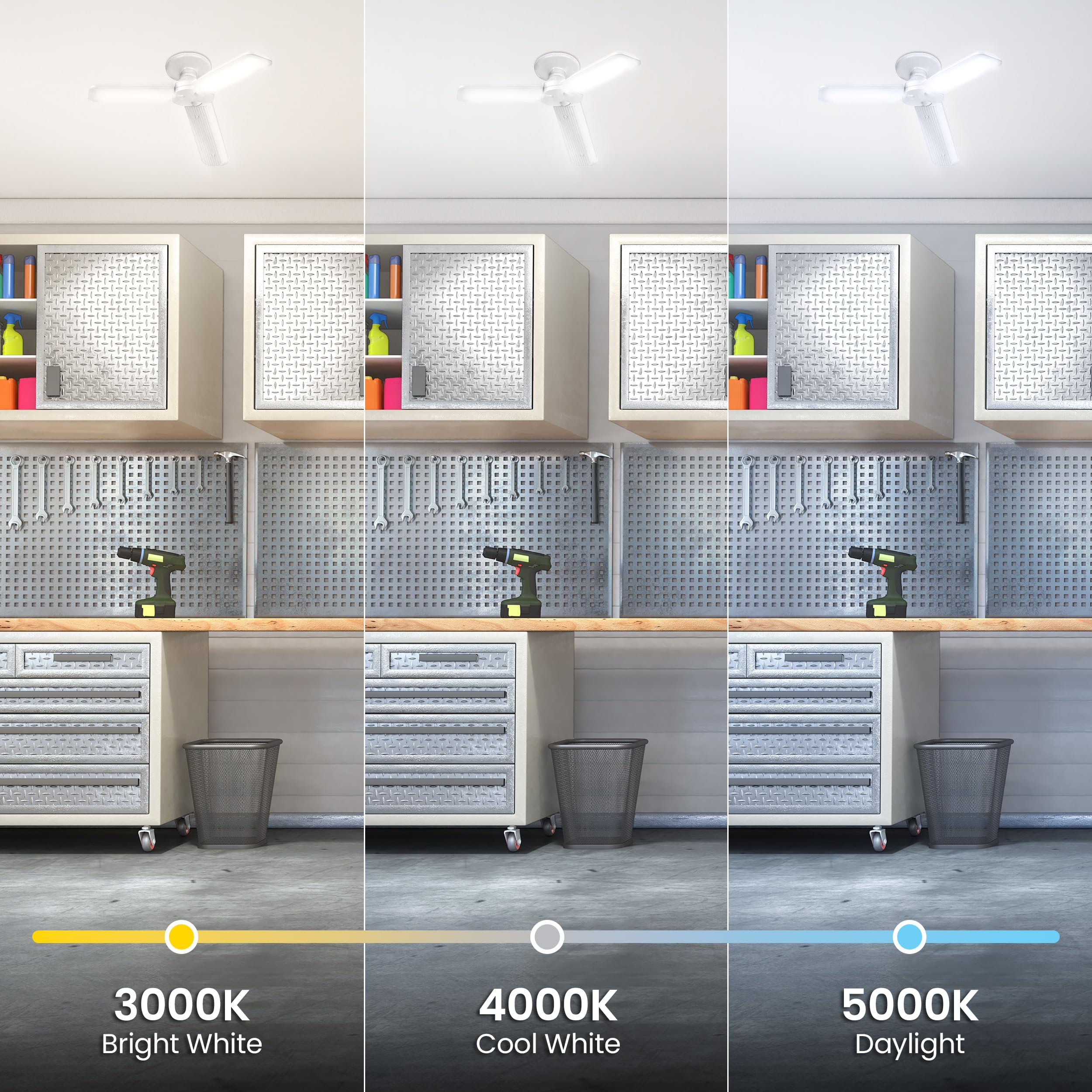 Foto 4 | Bombilla Led De Garaje Feit Electric Adj4000/3cct/led 4000lm - Venta Internacional.