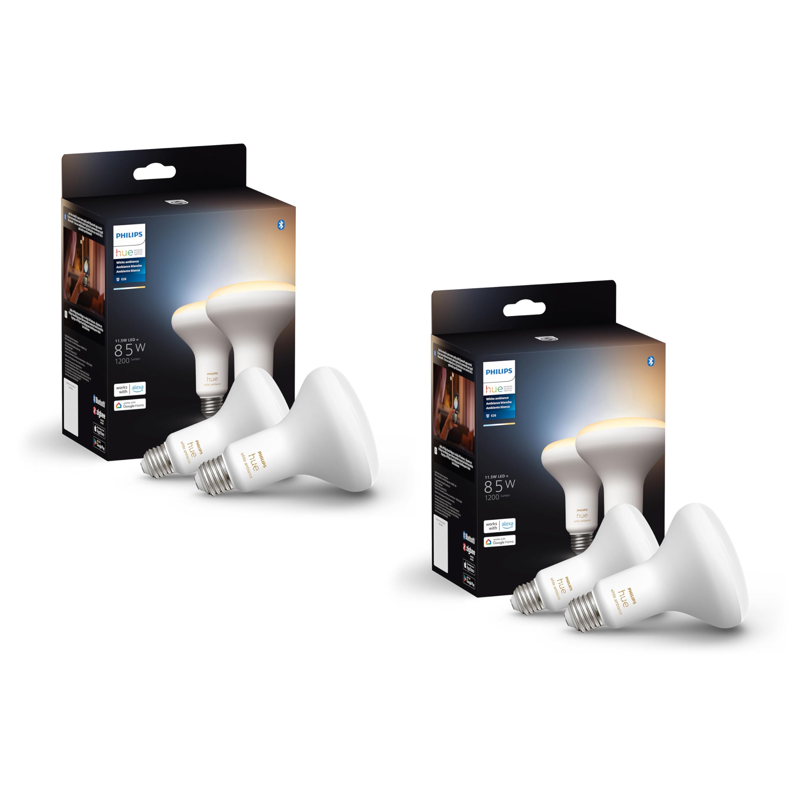 Bombillas Led Inteligentes Philips Hue Br30 85 W White Ambiance - Venta Internacional.