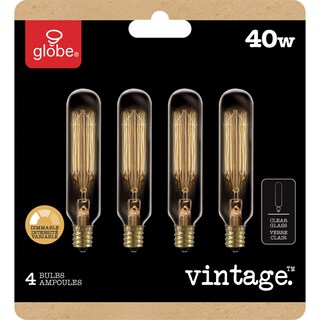 Foto 7 | Bombilla Globe Electric 80151 40 W Vintage Edison Paquete De 4 - Venta Internacional.