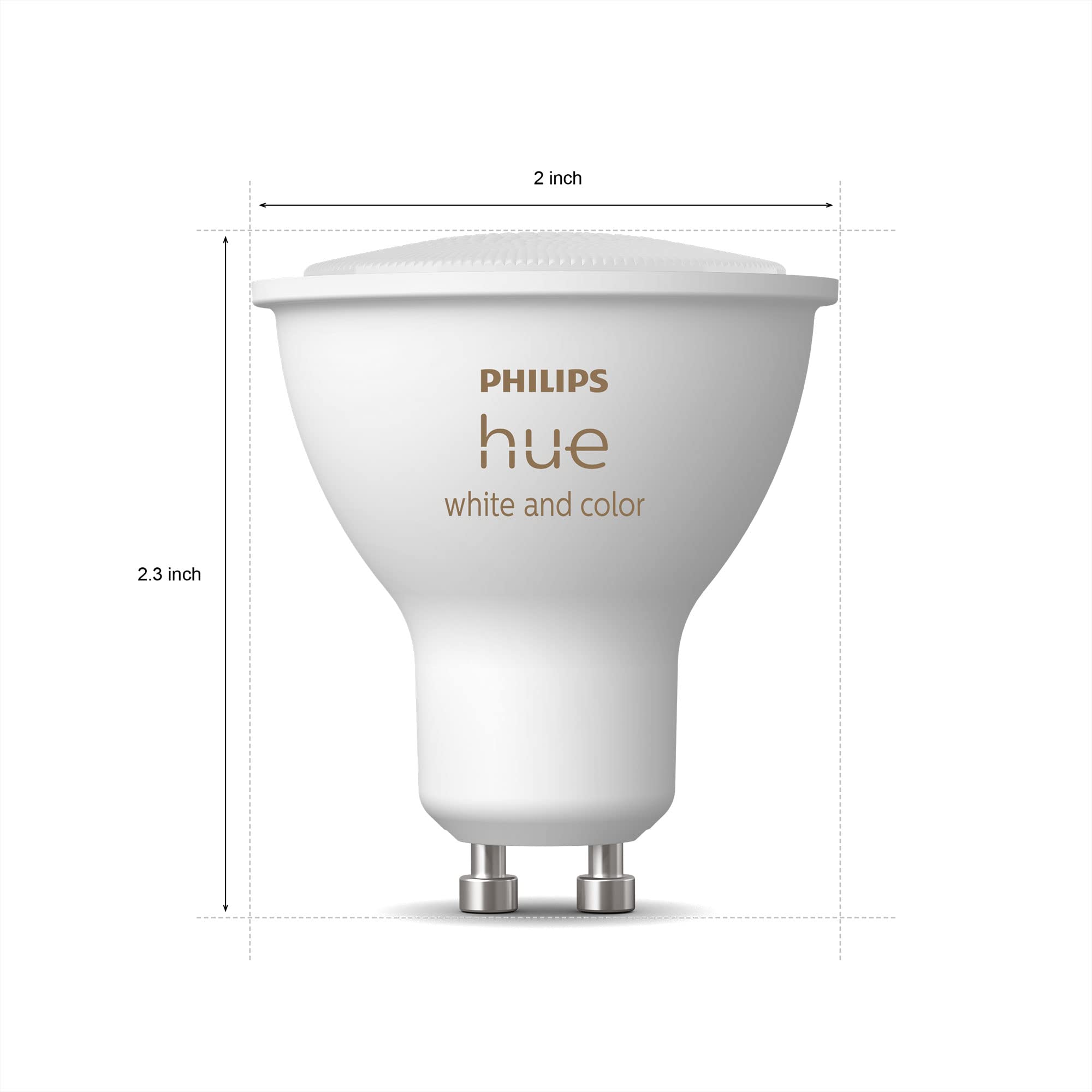 Foto 6 pulgar | Paquete De 2 Bombillas Led Inteligentes Philips Hue  60 W  Gu10  Blanco/color - Venta Internacional.