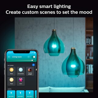 Foto 6 | Kit De Inicio De Iluminación Inteligente Philips Hue Con Puente Y 4 Bombillas - Venta Internacional.