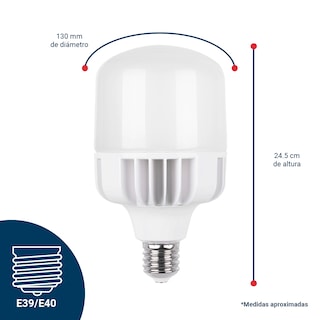 Foto 3 | Focos Led Icon Luz Blanca 70 W 2 Piezas