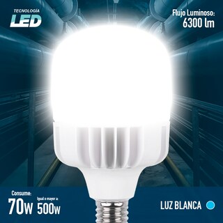 Foto 4 | Focos Led Icon Luz Blanca 70 W 2 Piezas