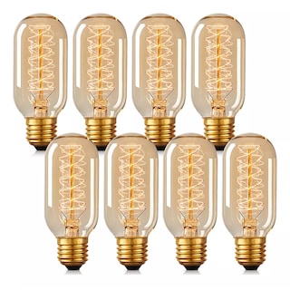Foto 1 | Foco Vintage Luz Ámbar 8 Unidades Eo Safe Imports Esi-17723 Transparente