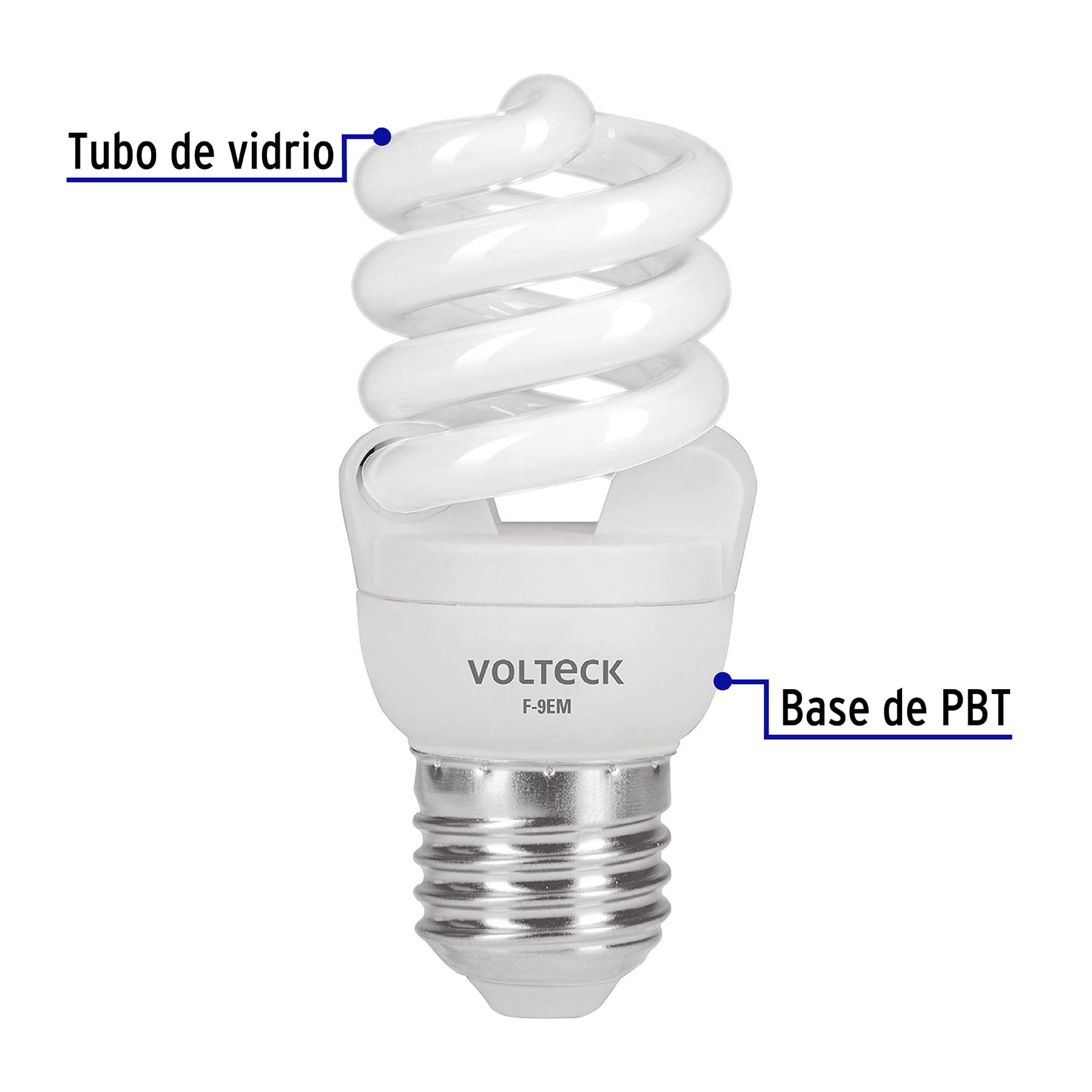 Foto 2 | Pack de 4 Lámparas Espiral Mini T2 9 W Luz De Día Volteck