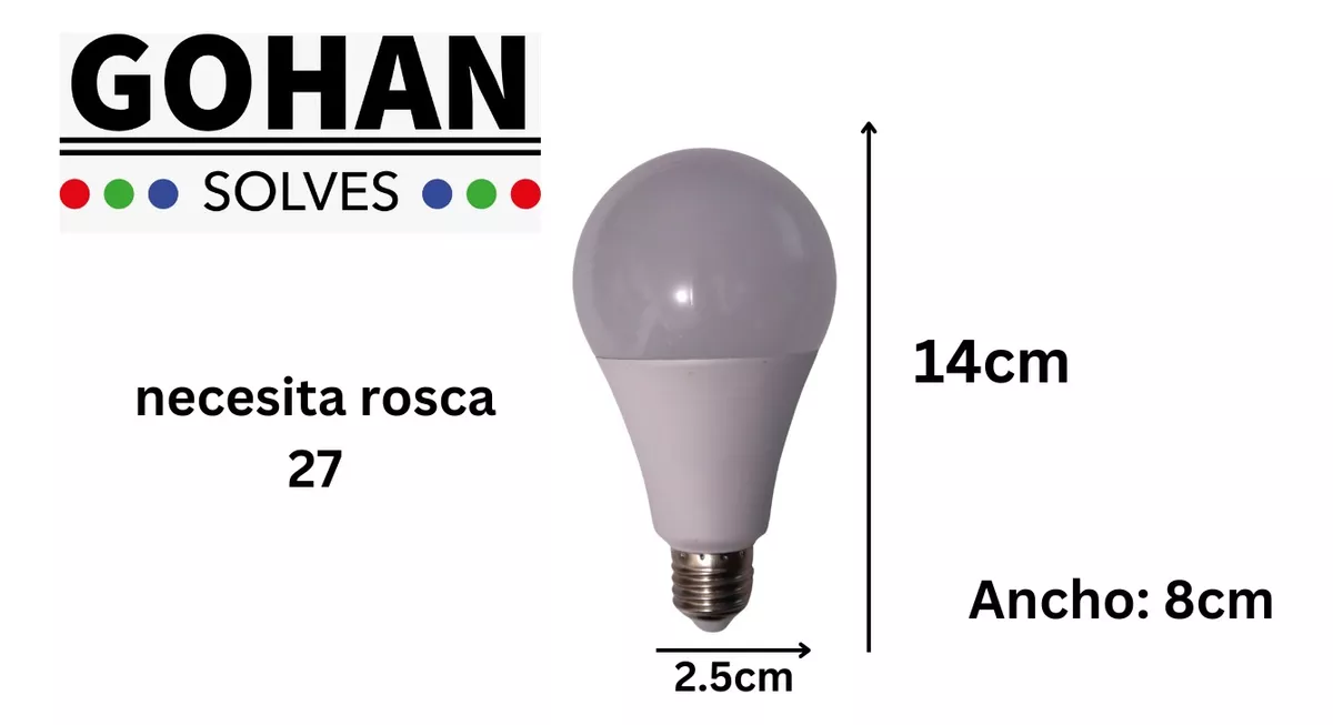 Foto 2 pulgar | 10 Focos Luz Led 3 Tonos: Blanco Calido Neutro E27 Ahorrador