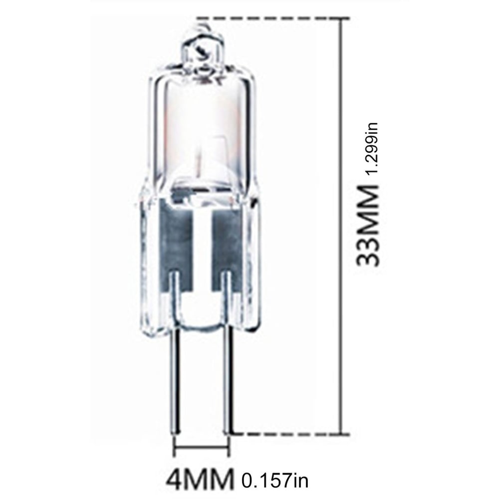 Foto 6 pulgar | Bombilla Halógena G4 12 V 20 W Para Lámpara De Mesa (paquete De 10) - Venta Internacional.