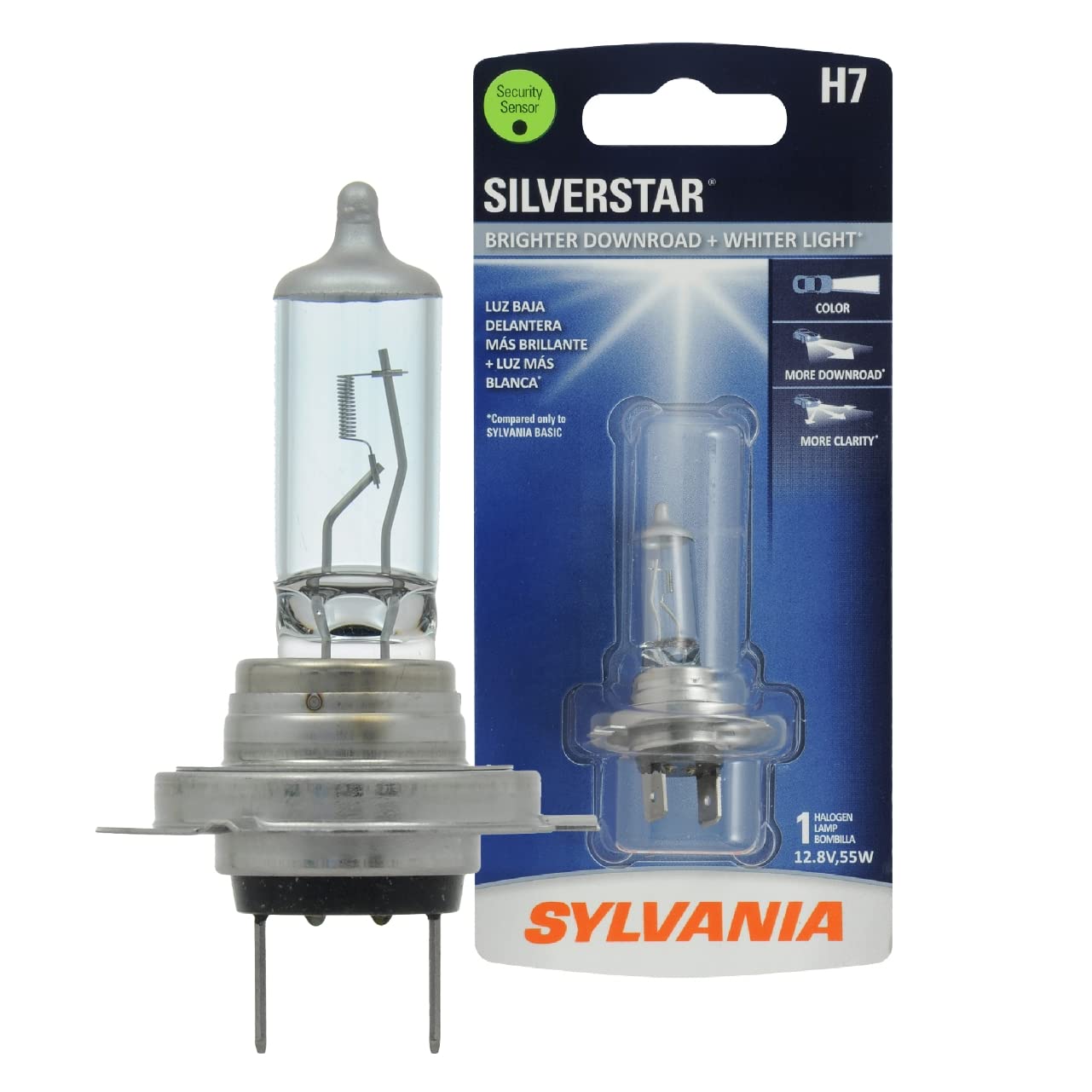 Foto 1 | Bombilla Halógena Para Faros Delanteros Sylvania H7 Silverstar De Alto Rendimiento - Venta Internacional.