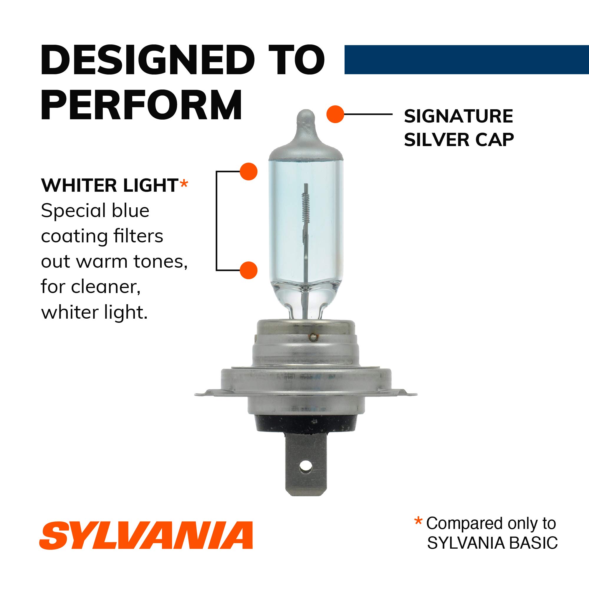 Foto 6 pulgar | Bombilla Halógena Para Faros Delanteros Sylvania H7 Silverstar De Alto Rendimiento - Venta Internacional.