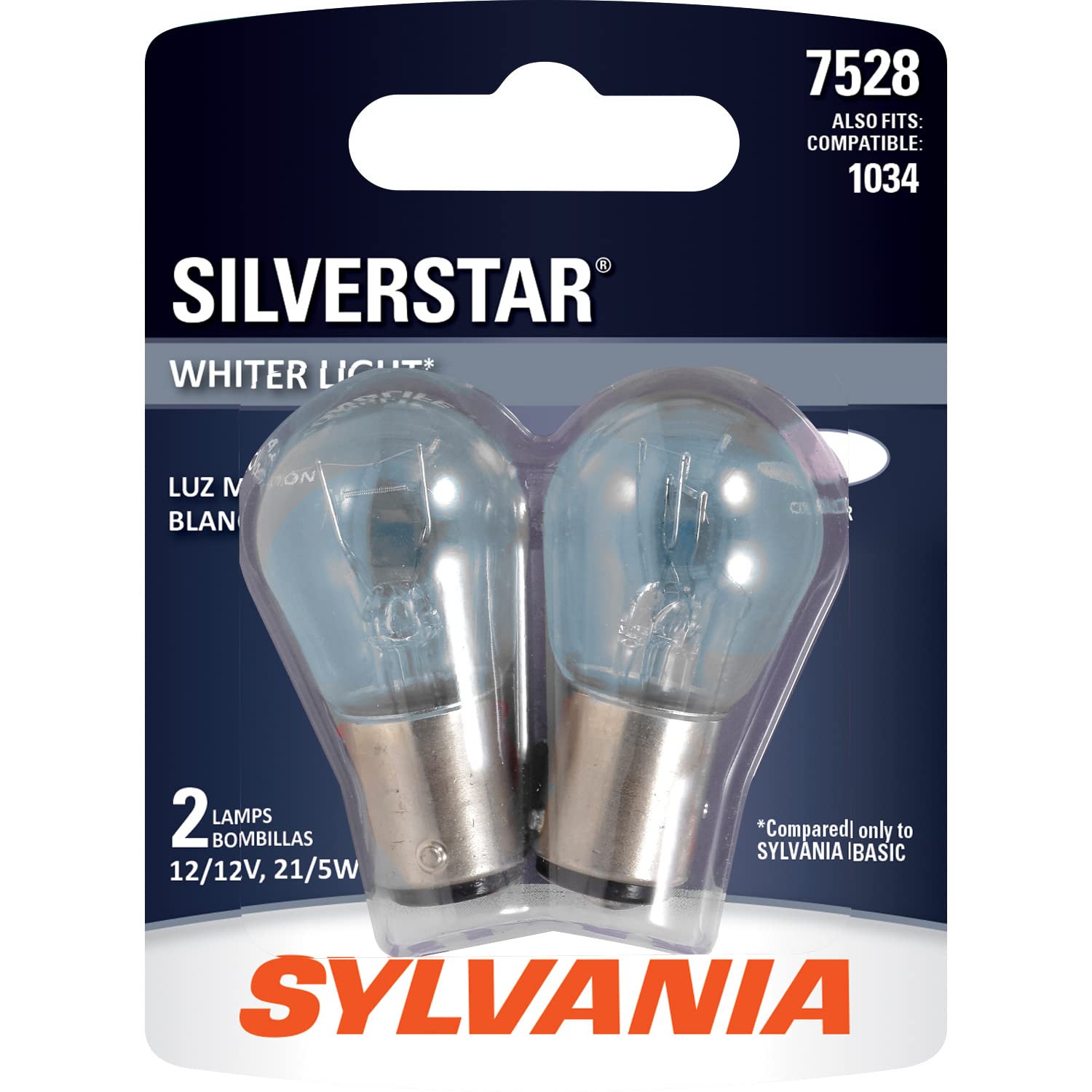 Foto 2 pulgar | Minibombilla Sylvania Silverstar 7528 (2 Bombillas) - Venta Internacional.