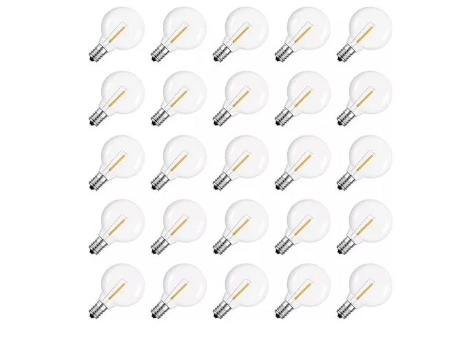 Foto 5 pulgar | Xtellar 25pcs Focos Led Premium Para Guirnalda G40 - Iluminación De Alta Calidad Y Ahorro De Energía