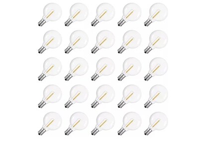 Foto 4 | Xtellar 25pcs Focos Led Premium Para Guirnalda G40 - Iluminación De Alta Calidad Y Ahorro De Energía