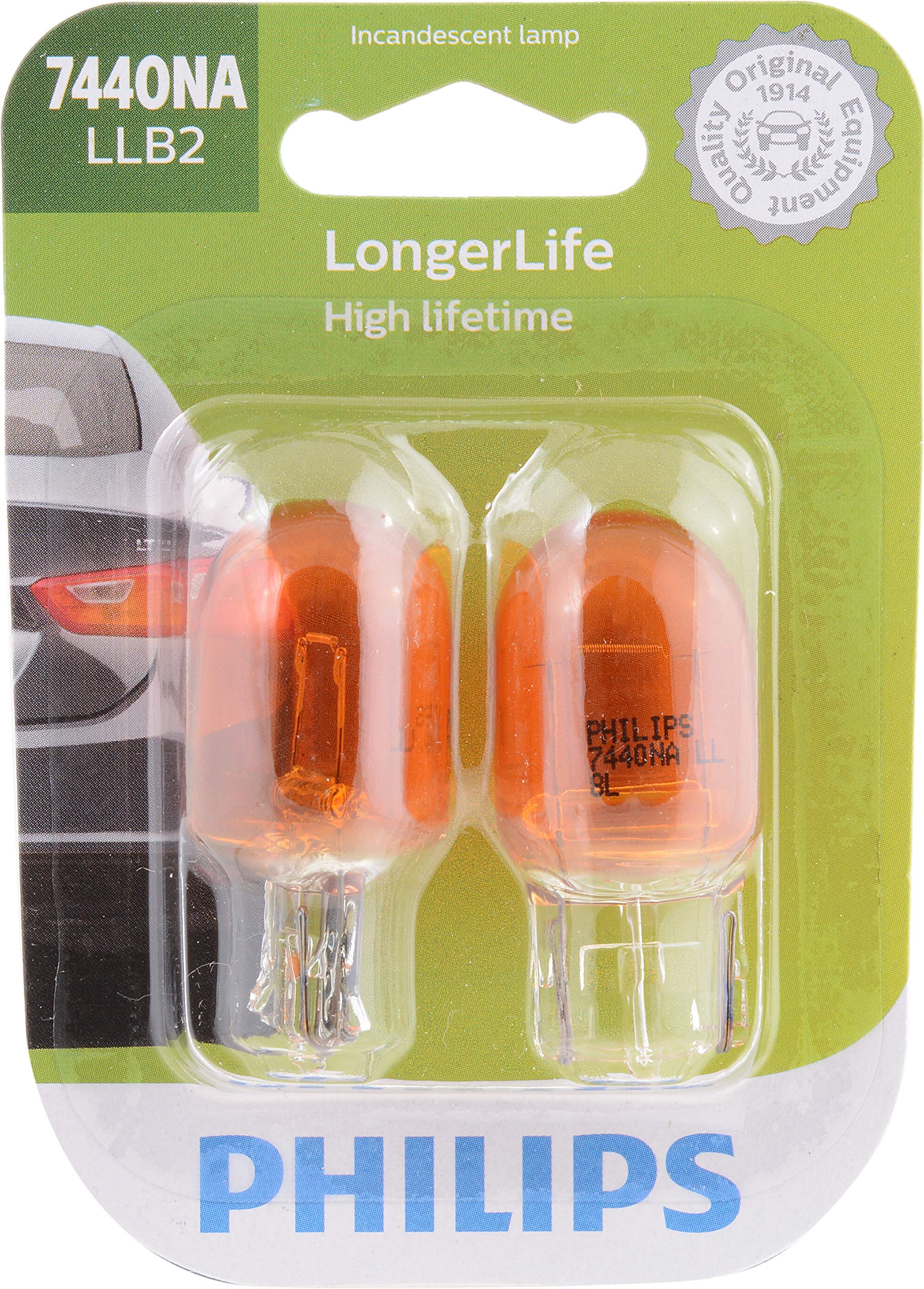 Foto 2 pulgar | Bombilla De Iluminación Automotriz Philips 7440na Longerlife, Paquete De 2 - Venta Internacional.