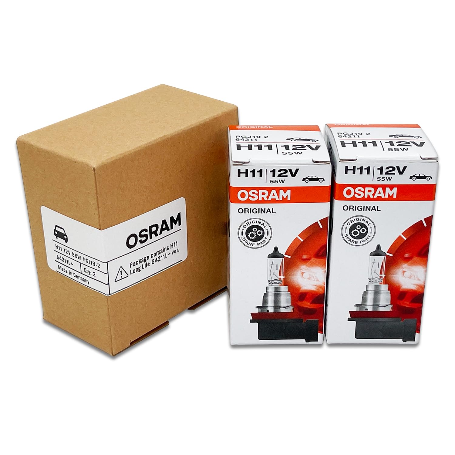 Foto 3 pulgar | Bombillas Halógenas Osram H11 Oem 12 V 55 W 64211l+ X2 - Venta Internacional.