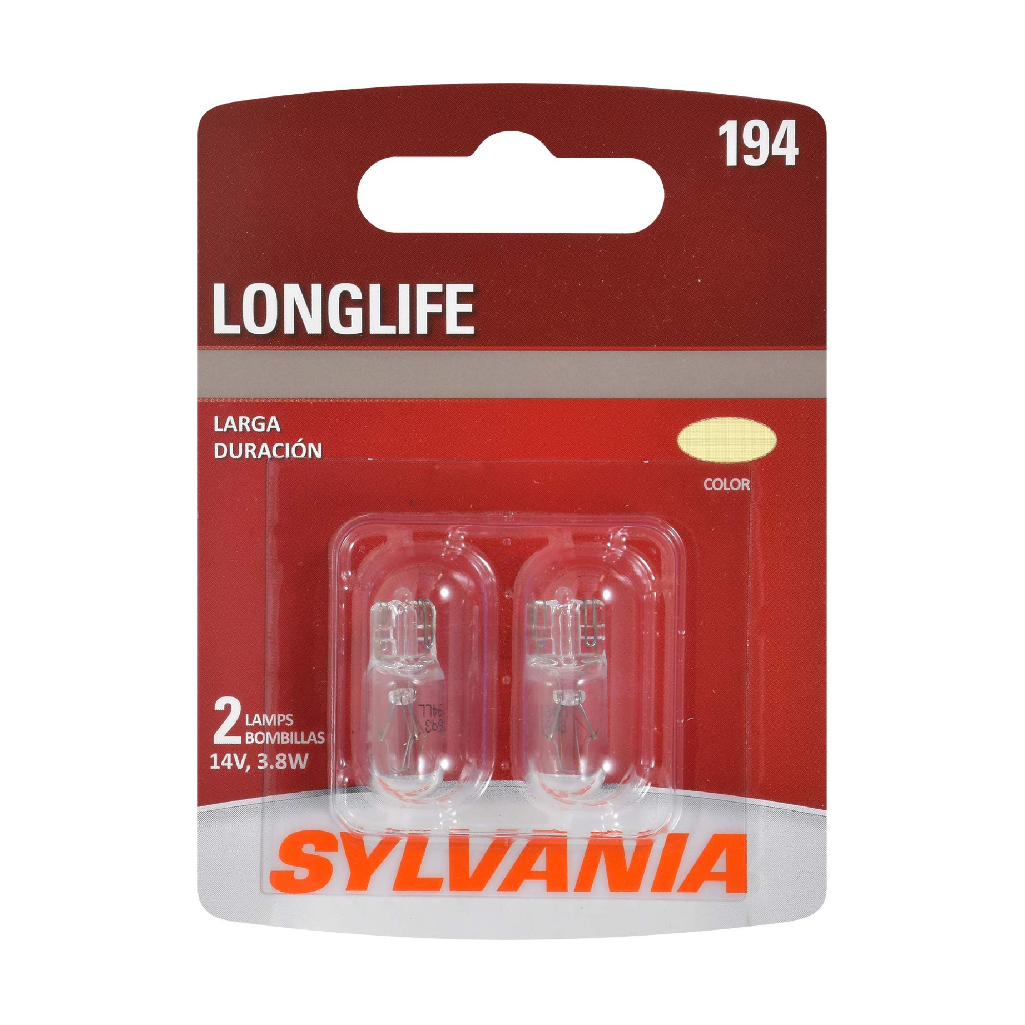 Bombilla Sylvania 194 De Larga Duración En Miniatura Para Iluminación Interior - Venta Internacional.