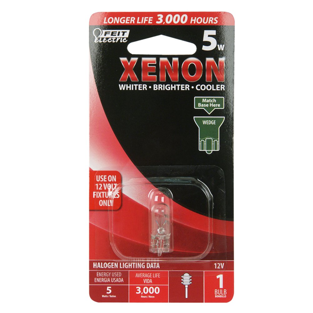 Bombilla Feit Electric Bp5xn-12 De 5 W, 12 V, T-5, Xenón, 3000 K - Venta Internacional.