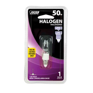 Foto 2 | Lámpara Halógena Feit Electric Bpq50/cl/mc/rp 50 W T3 120 V - Venta Internacional.