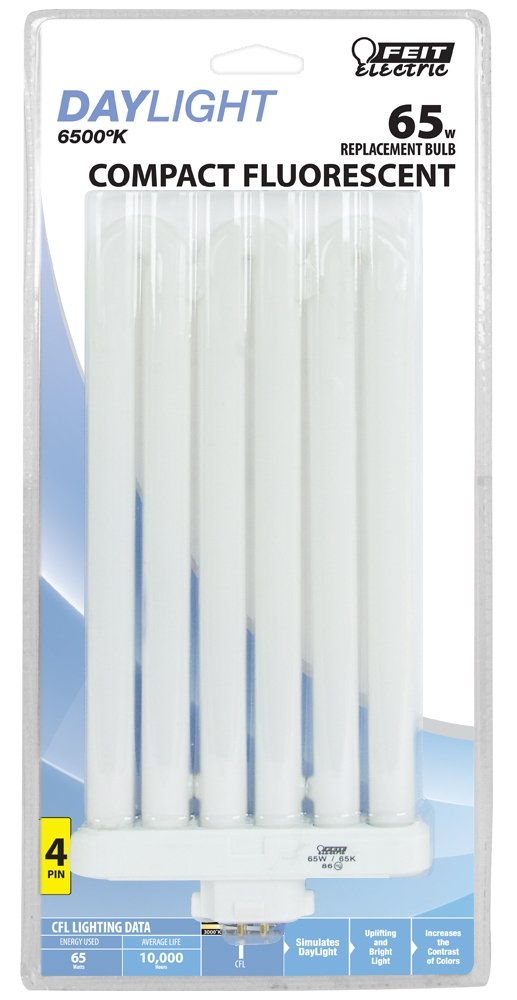 Bombilla Feit Bpfml65/65, 65 W, 6500 K, 4 Pines - Venta Internacional.