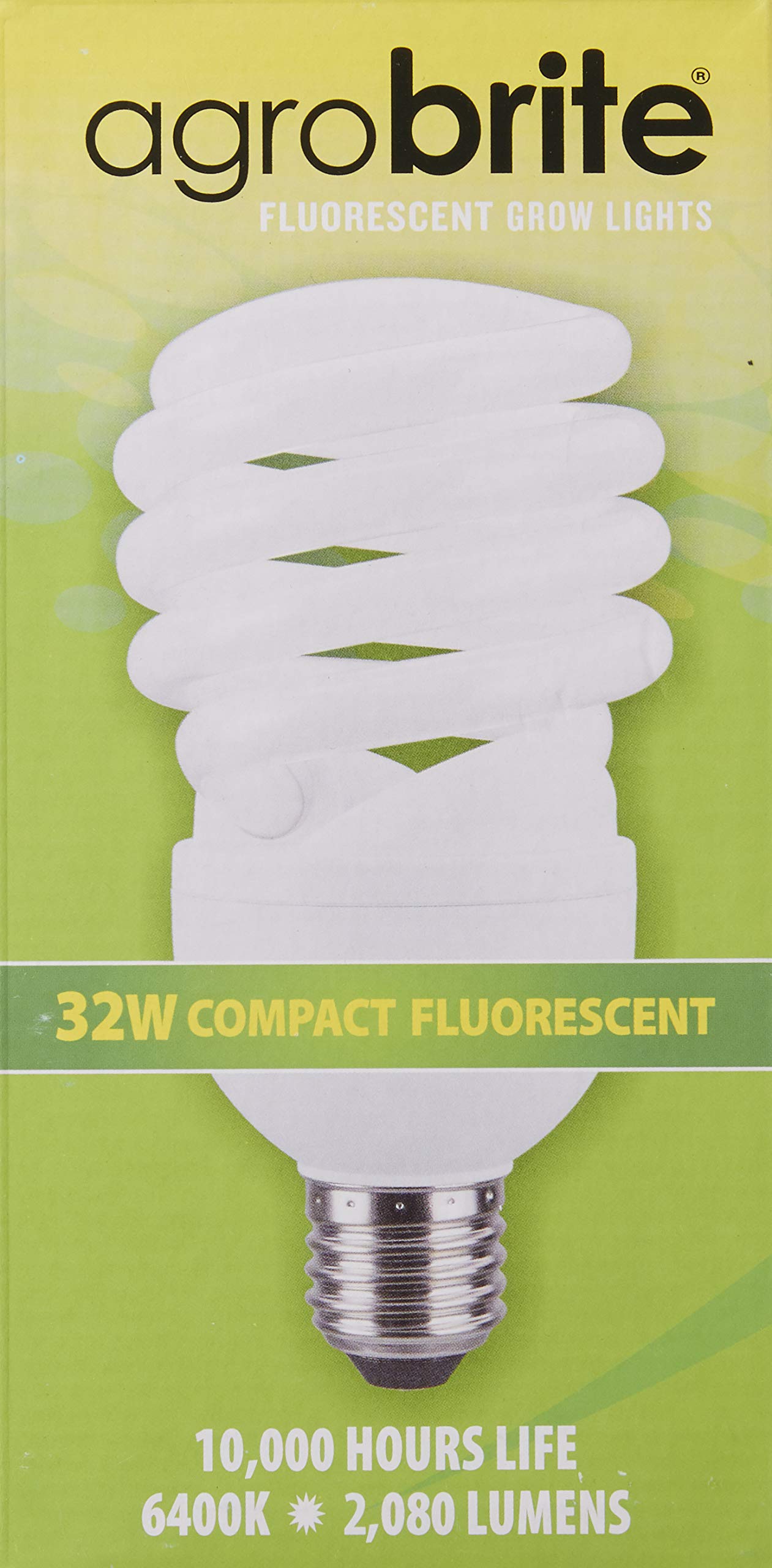 Foto 2 | Lámpara De Cultivo En Espiral Fluorescente Hydrofarm Agrobrite Flc32d 32w - Venta Internacional.