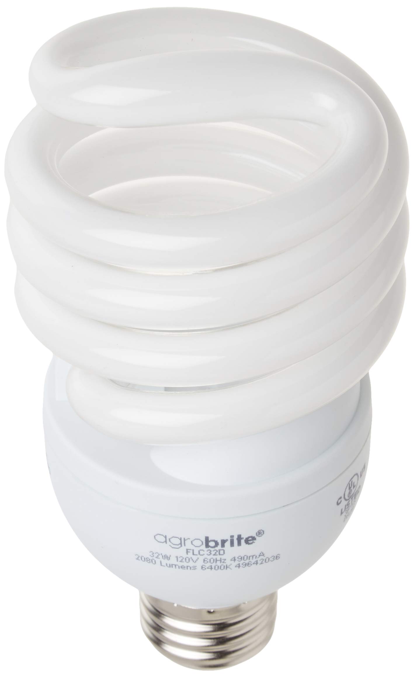 Foto 6 pulgar | Lámpara De Cultivo En Espiral Fluorescente Hydrofarm Agrobrite Flc32d 32w - Venta Internacional.