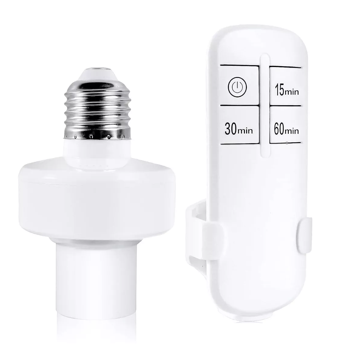 Socket De Foco A Control Remoto Inalámbrico Inteligente Eo Safe Imports Esi-8471 Blanco