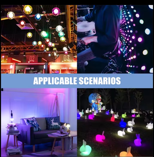 Foto 9 pulgar | Foco Led Inteligente 10w Rgb + Cct Con Alexa Google Siri Multicolor