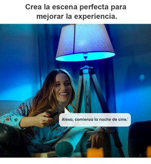 Foto 4 | Xtellar Foco Inteligente Led Rgb Controlado Por Voz Para Crear Ambientes Únicos – Compatible Con Alexa Y Google Assi