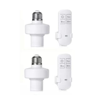 Foto 1 | Soquet Inteligente Para Foco 2pcs Con Control Remoto E26/e27 Eo Safe Imports Esi-19557 Blanco