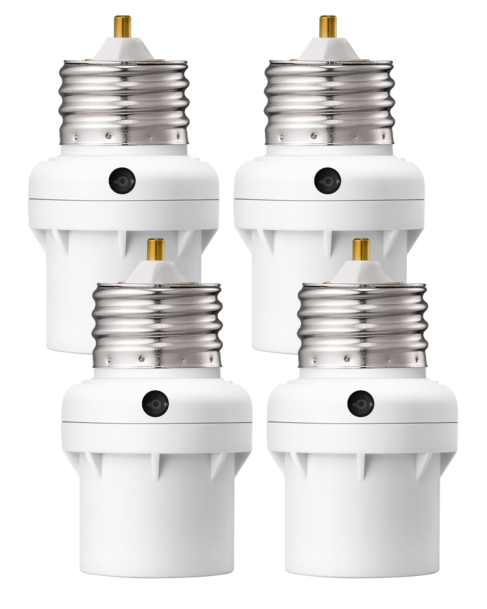 Foto 1 | Enchufe Para Sensor De Luz Dewenwils Dusk To Dawn E26/e27, Paquete De 4 - Venta Internacional.