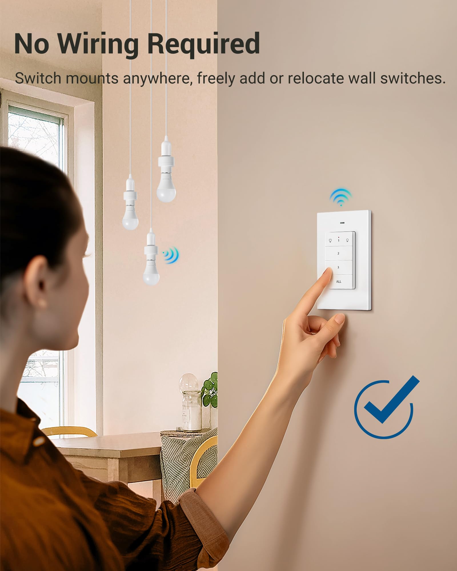 Foto 6 pulgar | Enchufe De Luz De Control Remoto Dewenwils Inalámbrico Con Alcance De 100 M - Venta Internacional.
