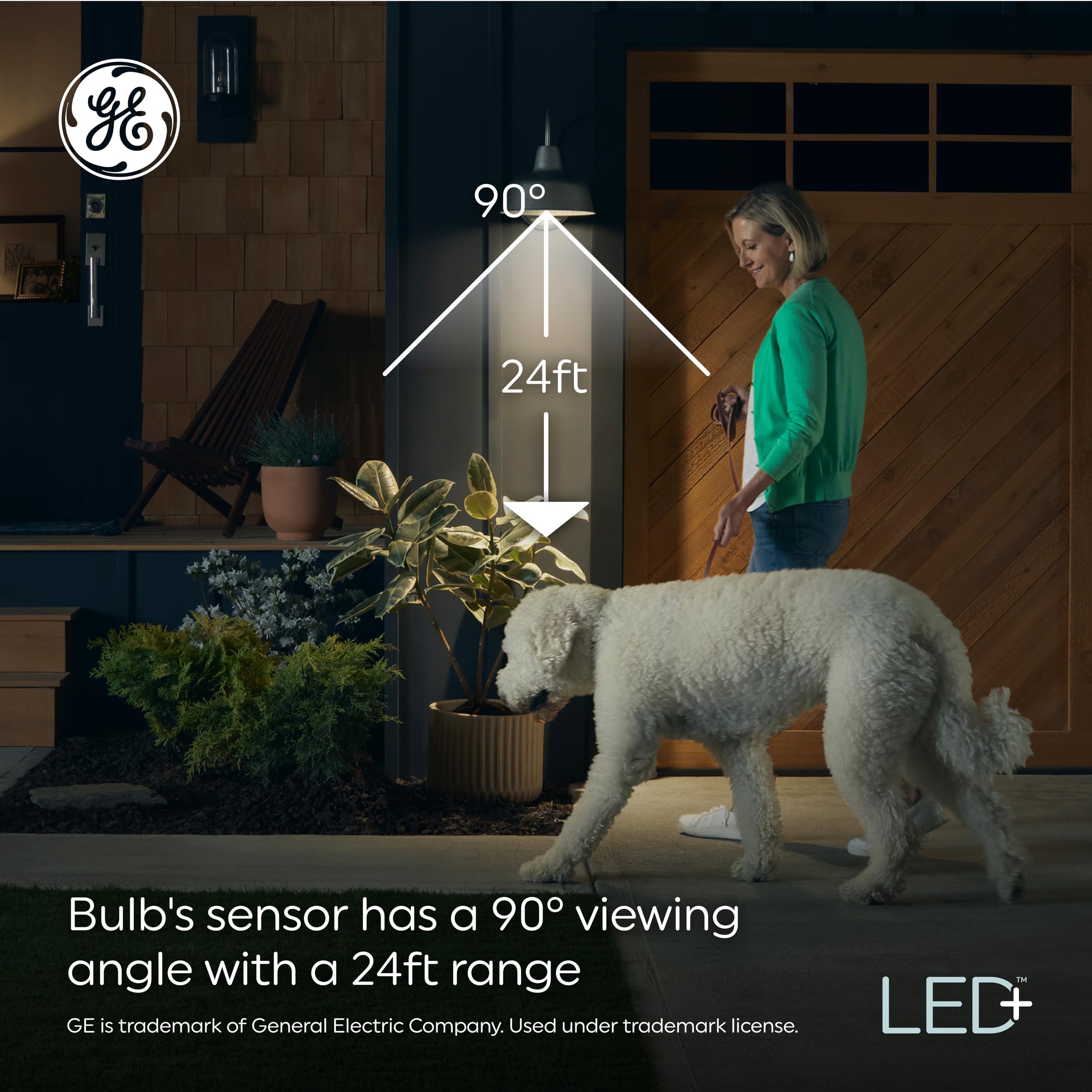 Foto 4 pulgar | Bombillas Led Ge Led+ Con Sensor De Movimiento 15 W Par38 (paquete De 2) - Venta Internacional.