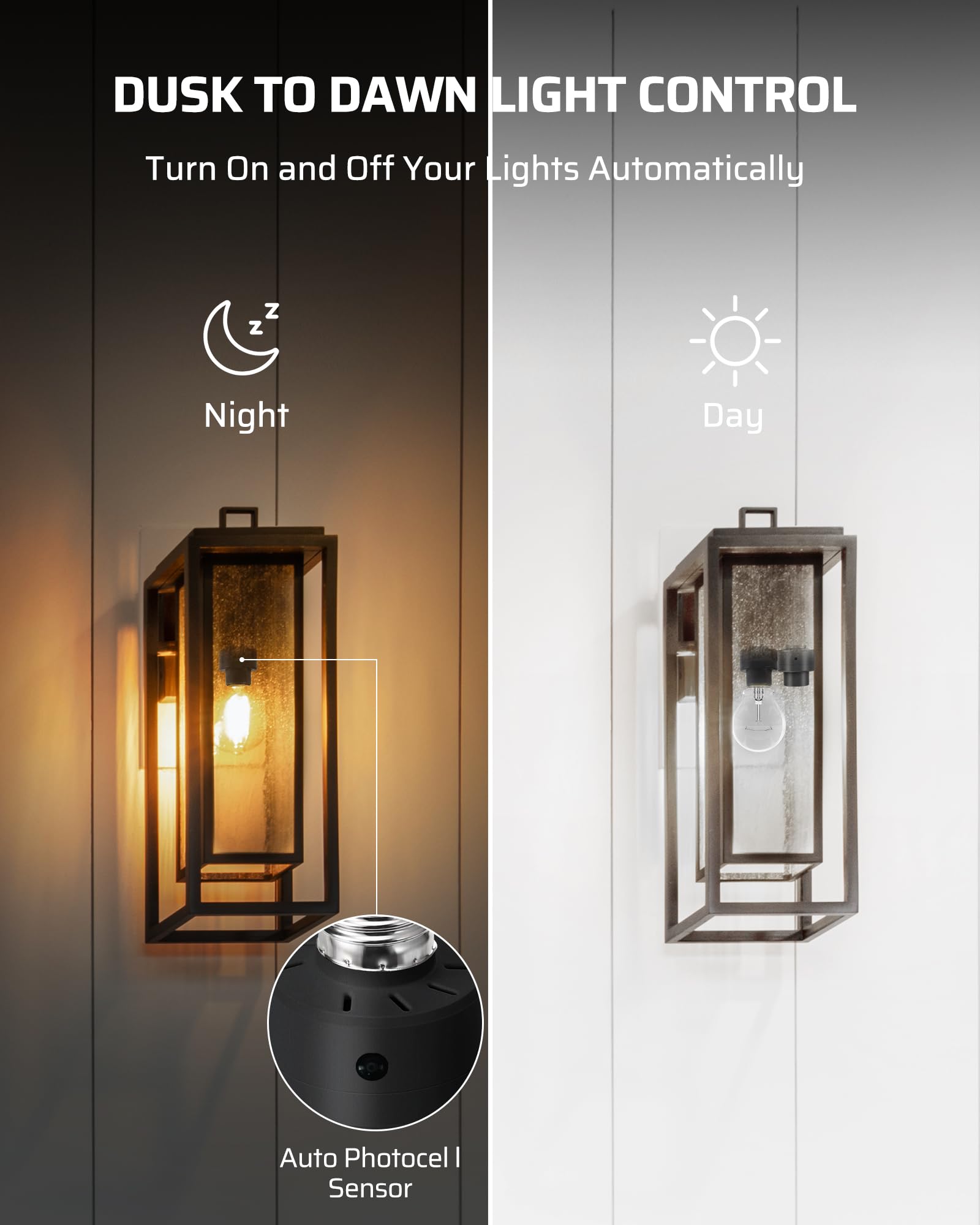 Foto 2 | Enchufe Para Sensor De Luz Dewenwils Dusk To Dawn Con Temporizador E26, Paquete De 2 - Venta Internacional.