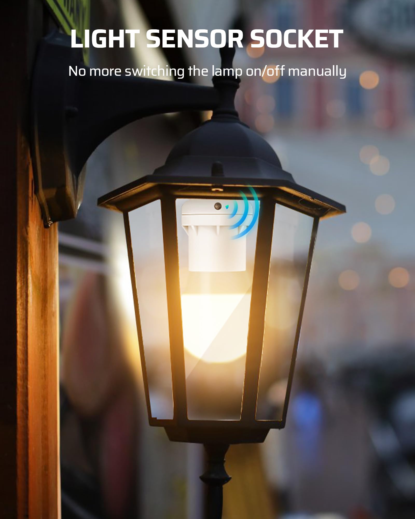 Foto 2 | Enchufe De Sensor De Luz Dewenwils Para Luminarias, Paquete De 2 - Venta Internacional.