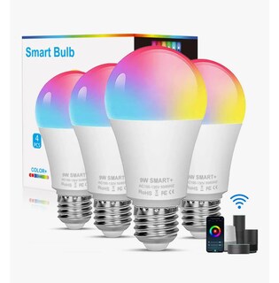 Foto 1 | 4pcs Focos Led Xtellar 12w Wifi Inteligente Luz Led Para Alexa Rgb Luces Bulbos E27 Foco