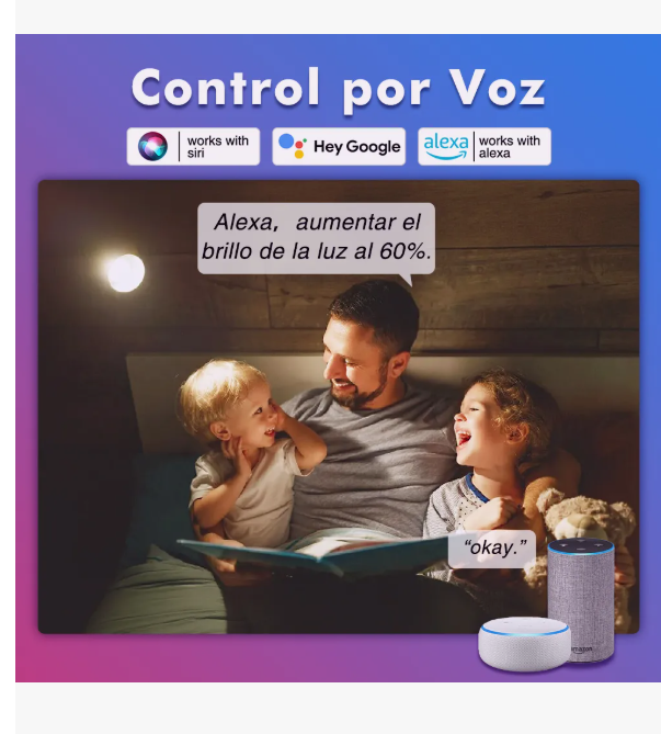 Foto 5 pulgar | Focos Xtellar Wifi Inteligentes Led Rgb 9w Alexa Google Home Bombilla Led E27