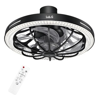 Foto 1 | Ventilador De Luz Con Mando A Distancia Negro
