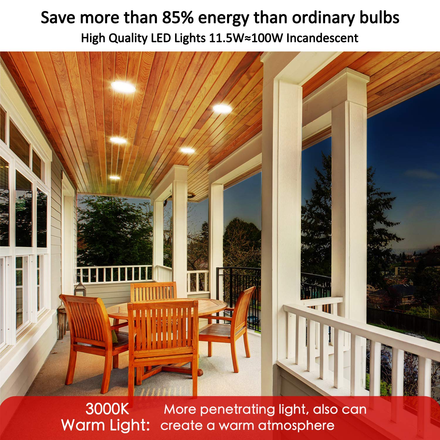 Foto 3 | Luces De Inundación Con Sensor De Movimiento Sengled E26 Par38 3000k 1050lm - Venta Internacional.