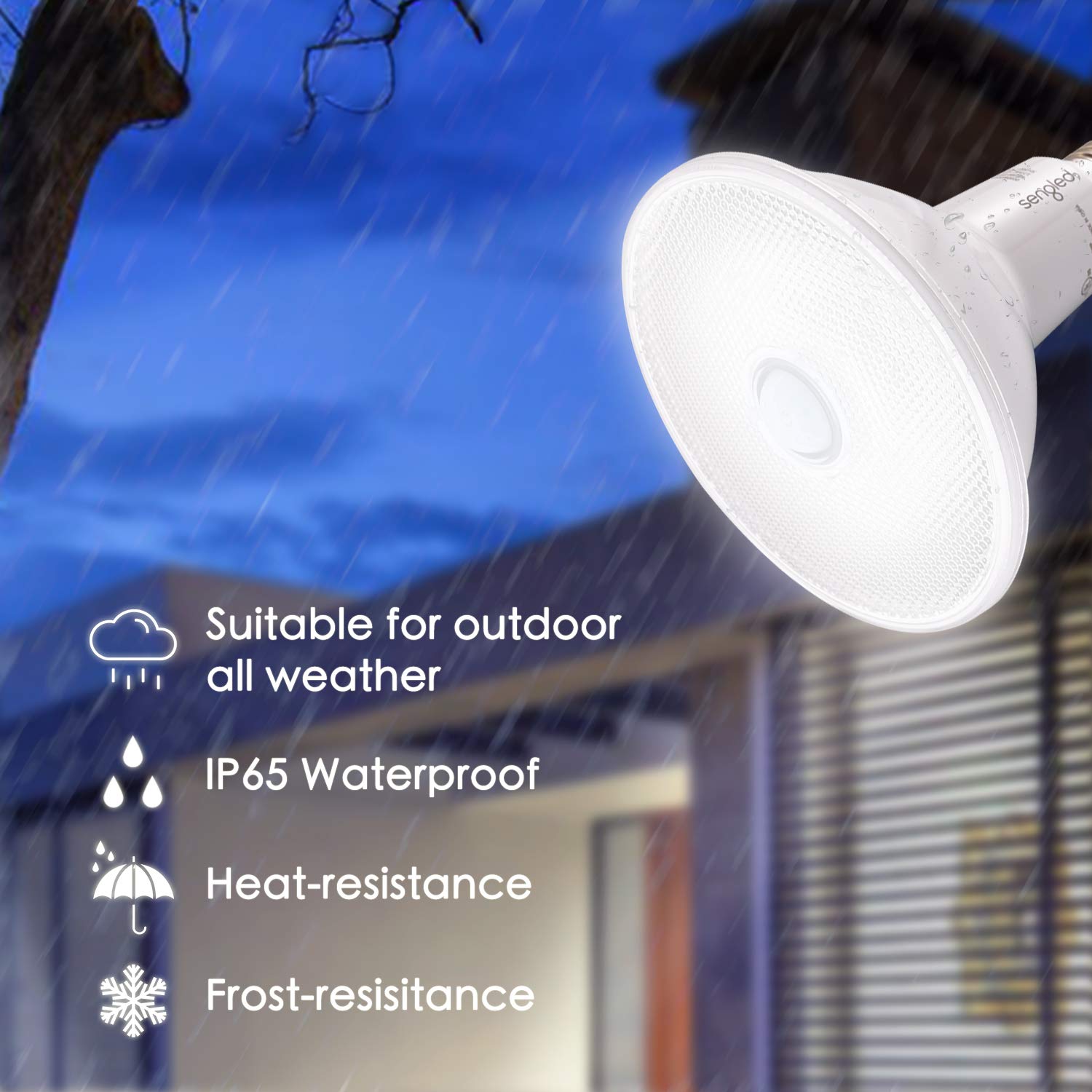 Foto 5 pulgar | Luces De Inundación Con Sensor De Movimiento Sengled E26 Par38 3000k 1050lm - Venta Internacional.