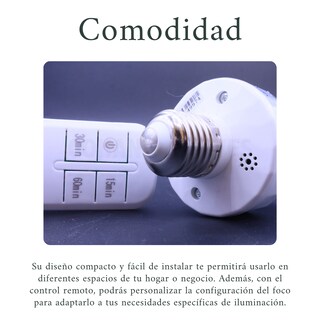 Foto 4 | Socket Inteligente Con Control Remoto Para Foco E27 Normal